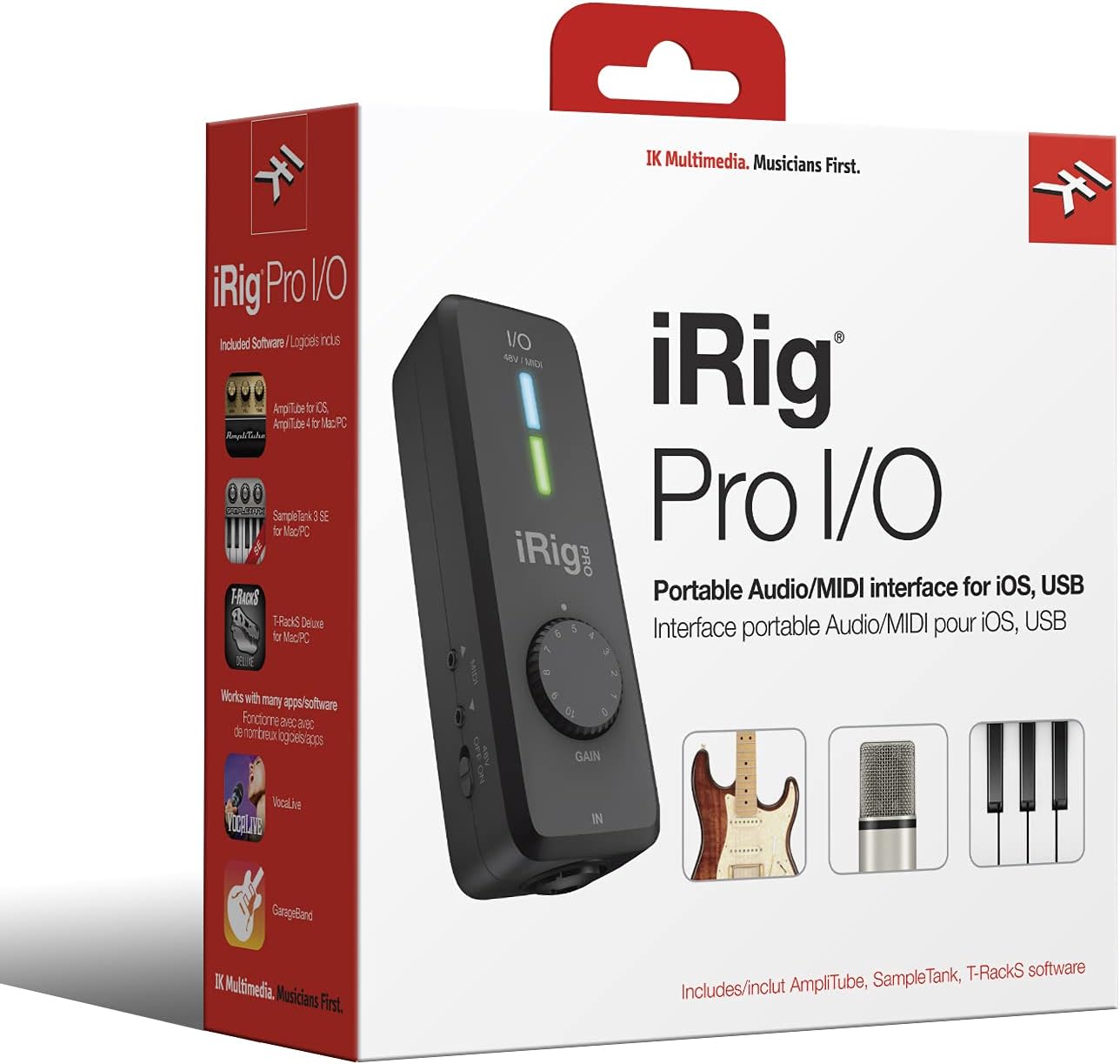 IK Multimedia IP-IRIG-PROIO-IN iRig Pro I/O Audio Interface