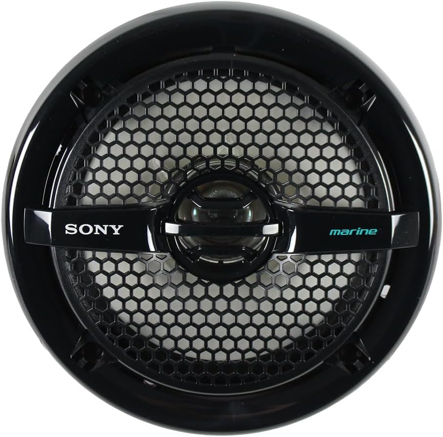 Sony XSMP1611B 6.5" Dual Cone Marine Speakers Black