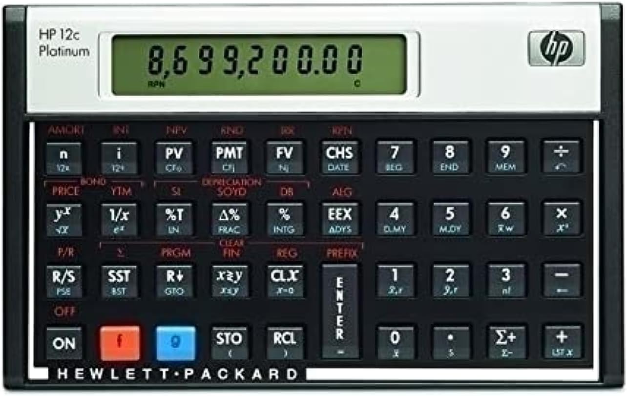 HP 12 C Financial Calculator LCD 10-Digit