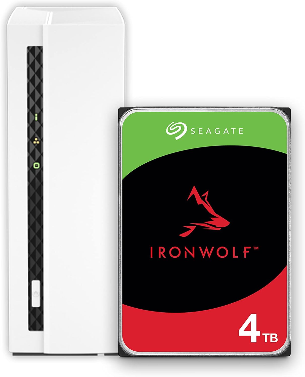 QNAP TS-133-14ST-US 1 Bay NAS - 4TB Seagate IronWolf Bundle