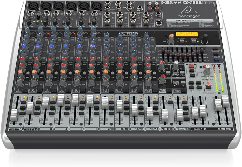 Behringer QX1832USB 18-Input USB Audio Mixer