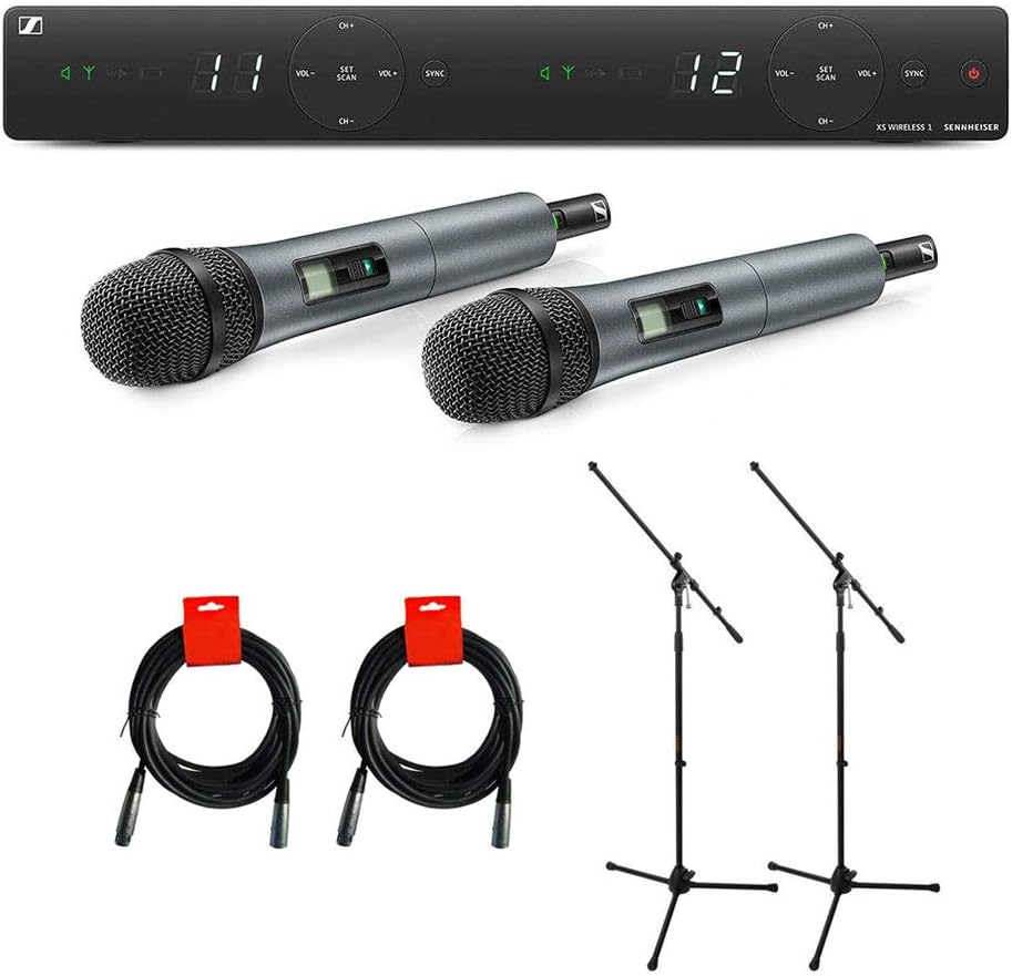 Sennheiser XSW 1 Wireless Mic System with Stands