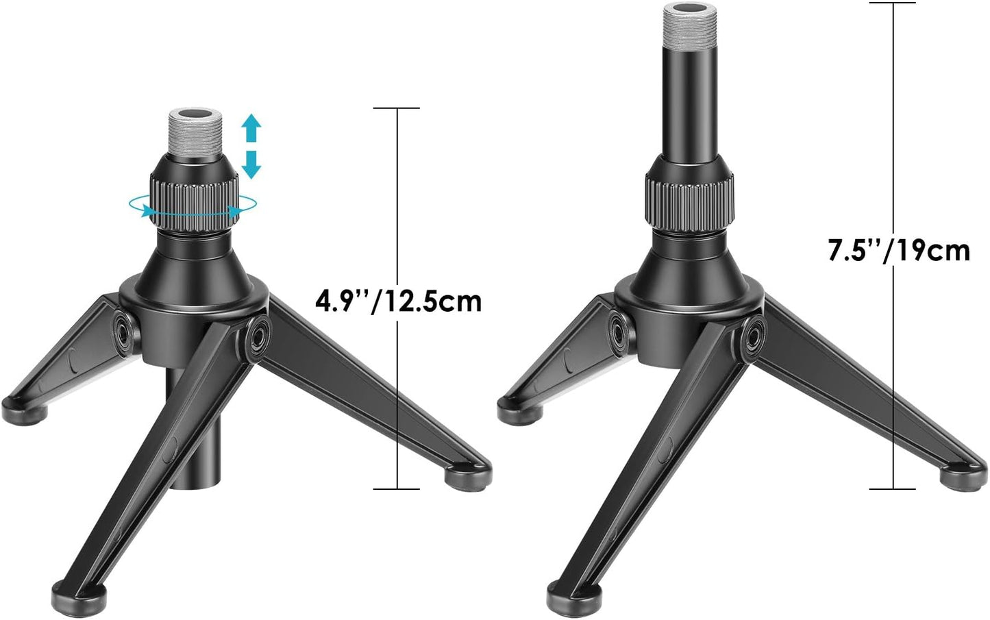 Neewer 40092615 Mini Desktop Microphone Tripod Stand
