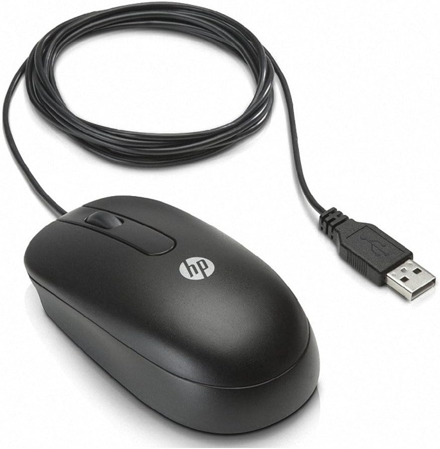 HP BC67094 Genuine USB 2-Button Optical Mouse - Wired