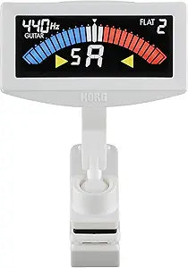 Korg AW-4G-WH PitchCrow Clip-On Guitar Tuner — main product image