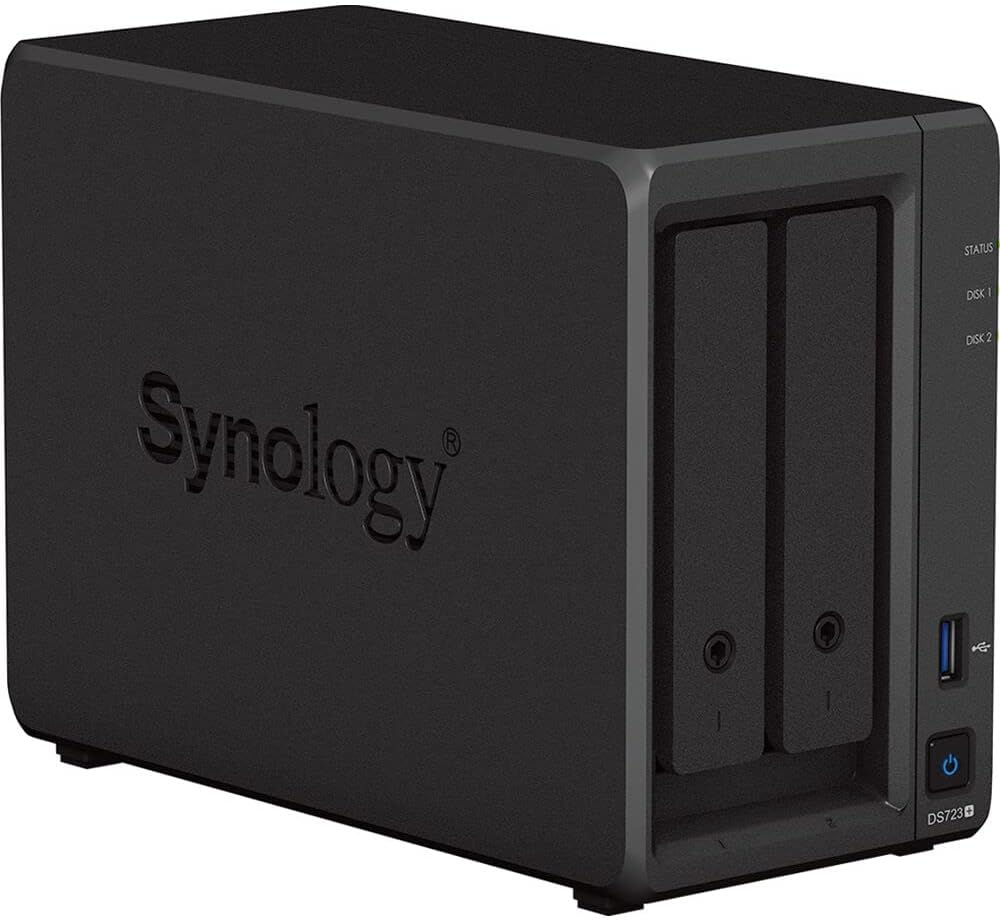 Synology DS723+ Ryzen 8TB SSD NAS Server