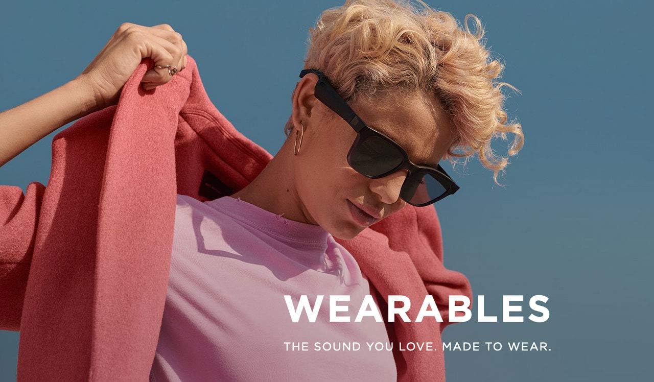 Bose Frames Open Ear Audio Sunglasses, Black