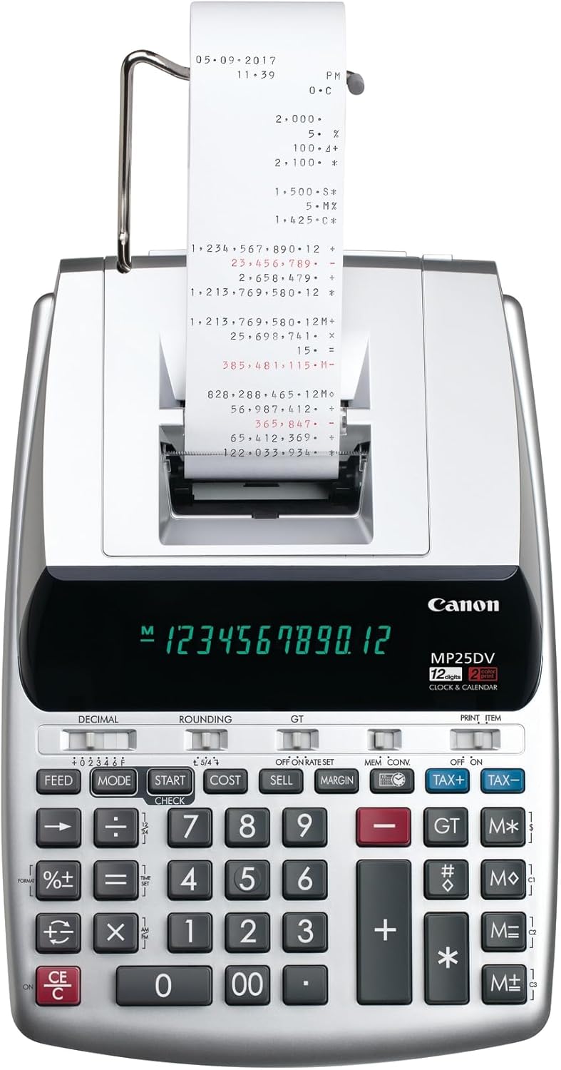 Canon 2202C001 MP25DV-3 Desktop Printing Calculator