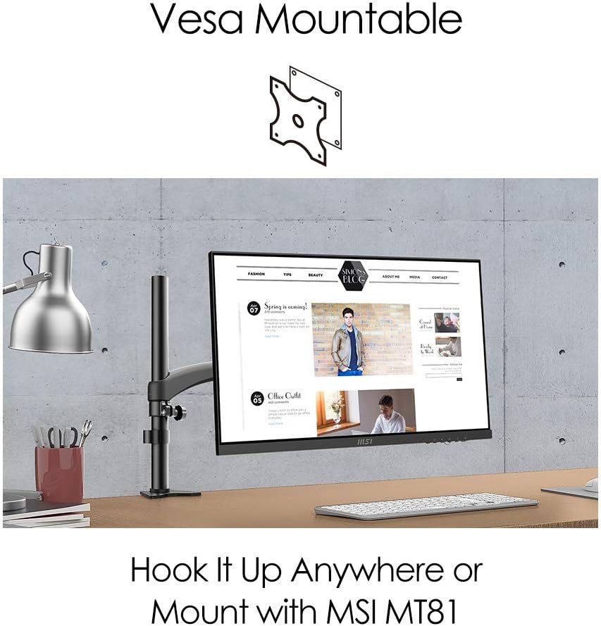 MSI Pro MP241X 24" FHD 75Hz Anti-Glare Monitor