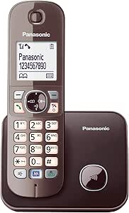 Panasonic KX-TG6811GA DECT Cordless Phone - Brown — main product image