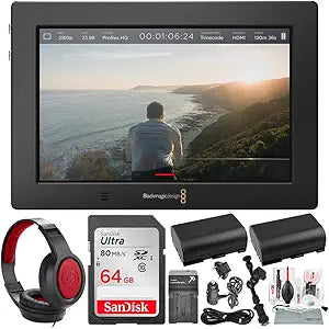 Blackmagic Design Video Assist 4K 7" Recording Monitor Bundle