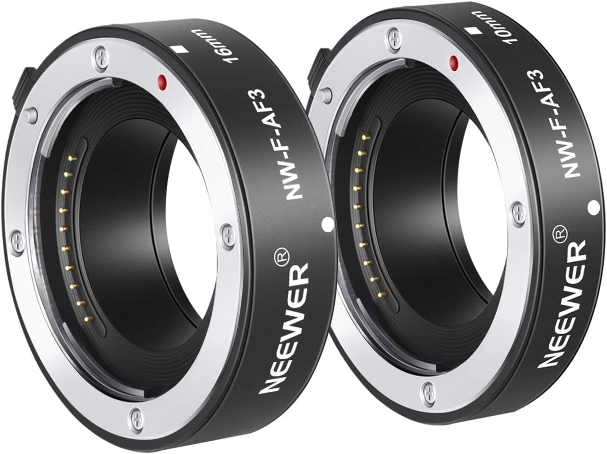 Neewer 10097596 Macro Extension Tube Set for Fujifilm X-Mount