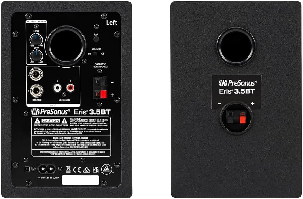 PreSonus Eris 3.5BT Gen 2 Bluetooth Desktop Speaker Bundle