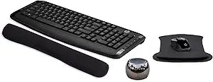 HP 300 Wireless Keyboard Mouse Bundle Gel Pads Speaker