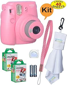 Fujifilm FUJI-A2 Instax Mini 9 Camera Bundle Pink