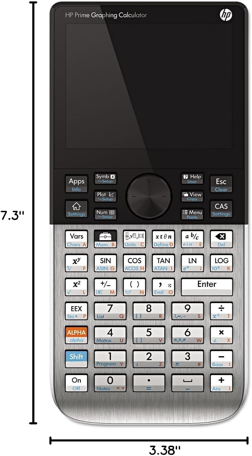 HP G8X92AA#B1K Prime v2 Graphing Calculator - CAS, Slim Design