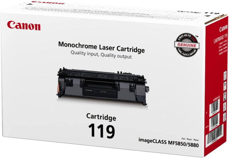 Canon 119 Black Toner Cartridge for imageCLASS Printers — main product image