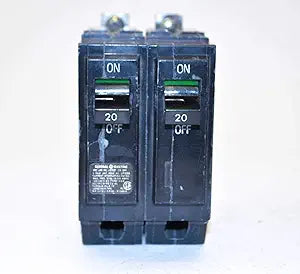 GE THQB2120 2-Pole 20 Amp Bolt-On Circuit Breaker — main product image