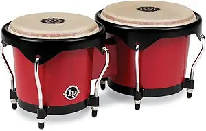 Latin Percussion LP601NY-RW City Wood Bongos Red Wood