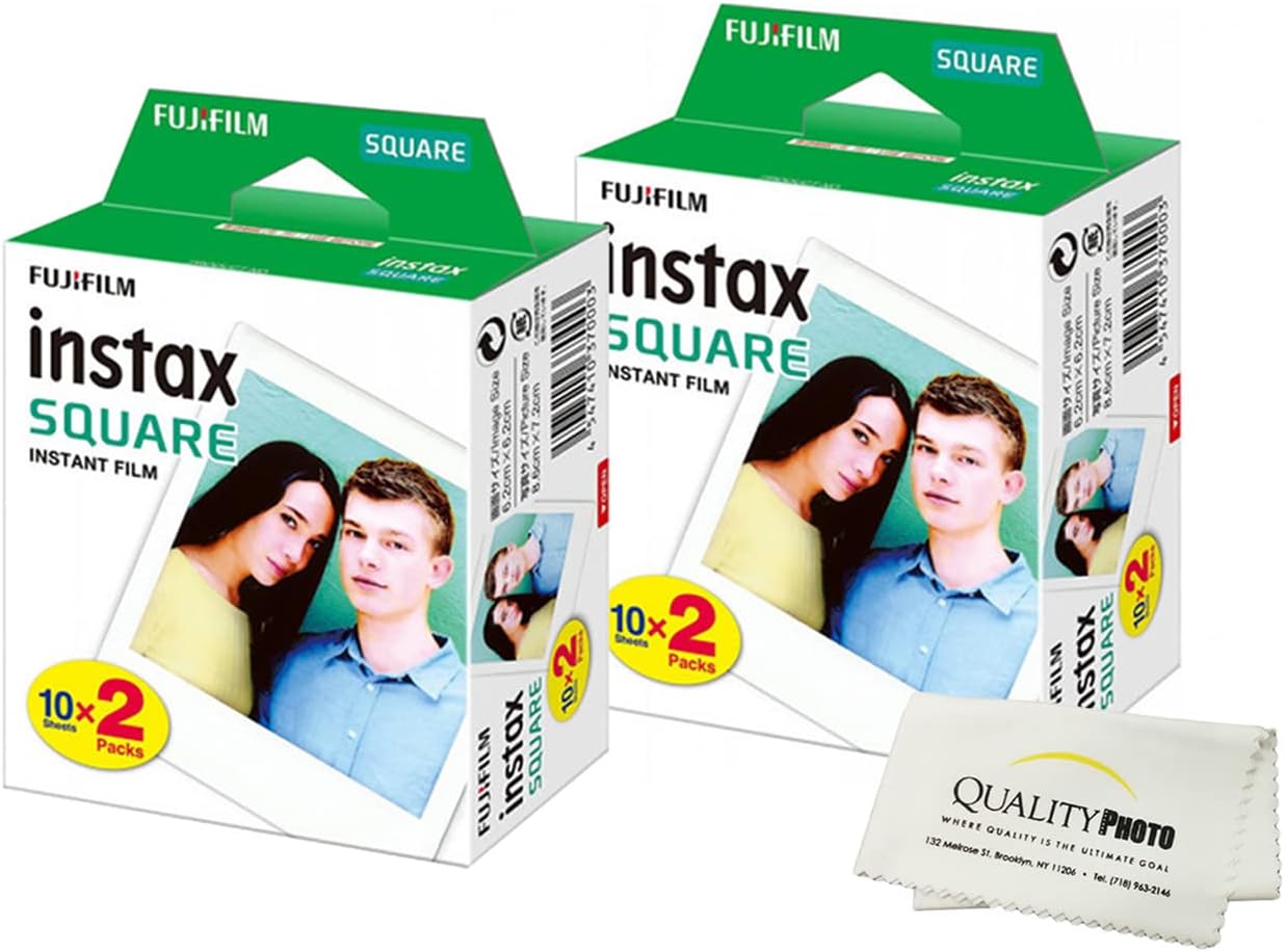 Fujifilm Instax Square Instant Film 40 Exposures