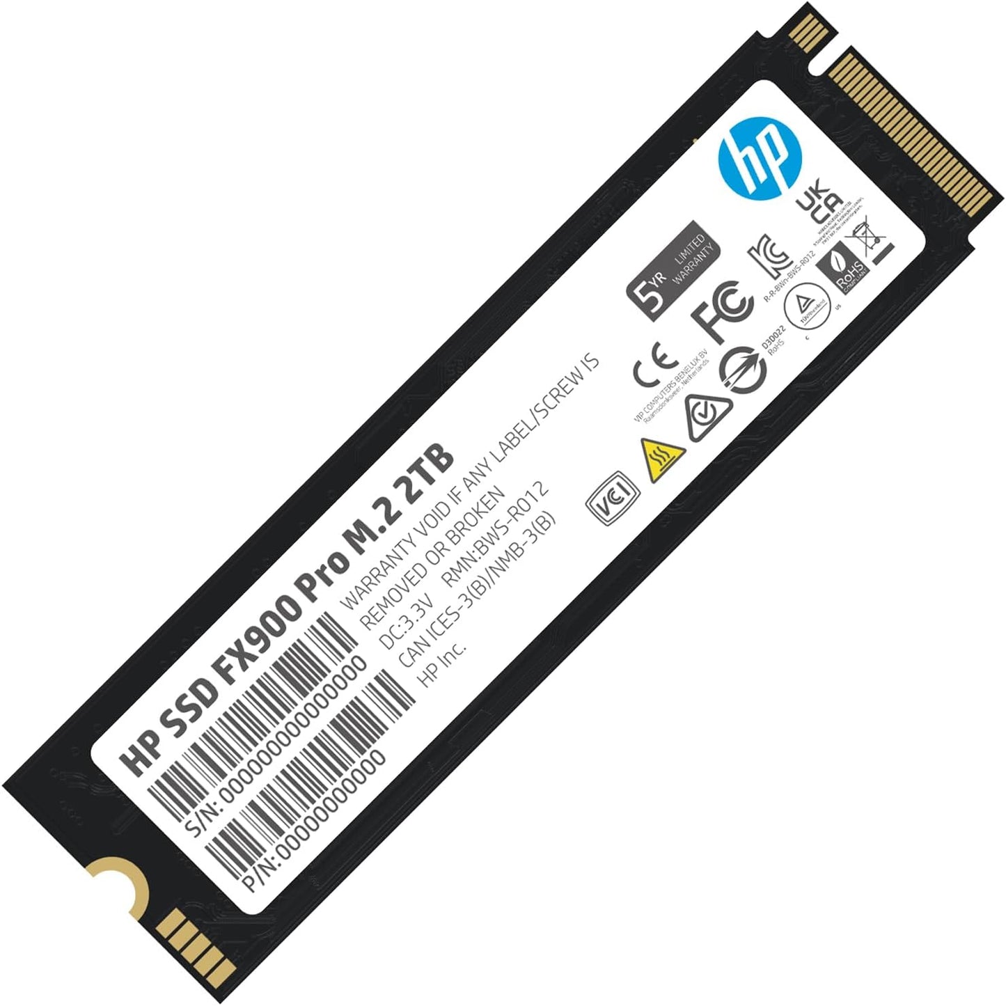 HP FX900 Pro 2TB NVMe Gen4 M.2 Internal SSD
