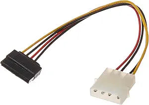 Monoprice SATA 15-Pin to Molex 4-Pin Power Adapter — main product image