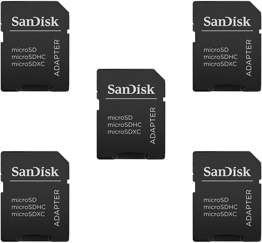 SanDisk MicroSD to SD Adapter 5-Pack