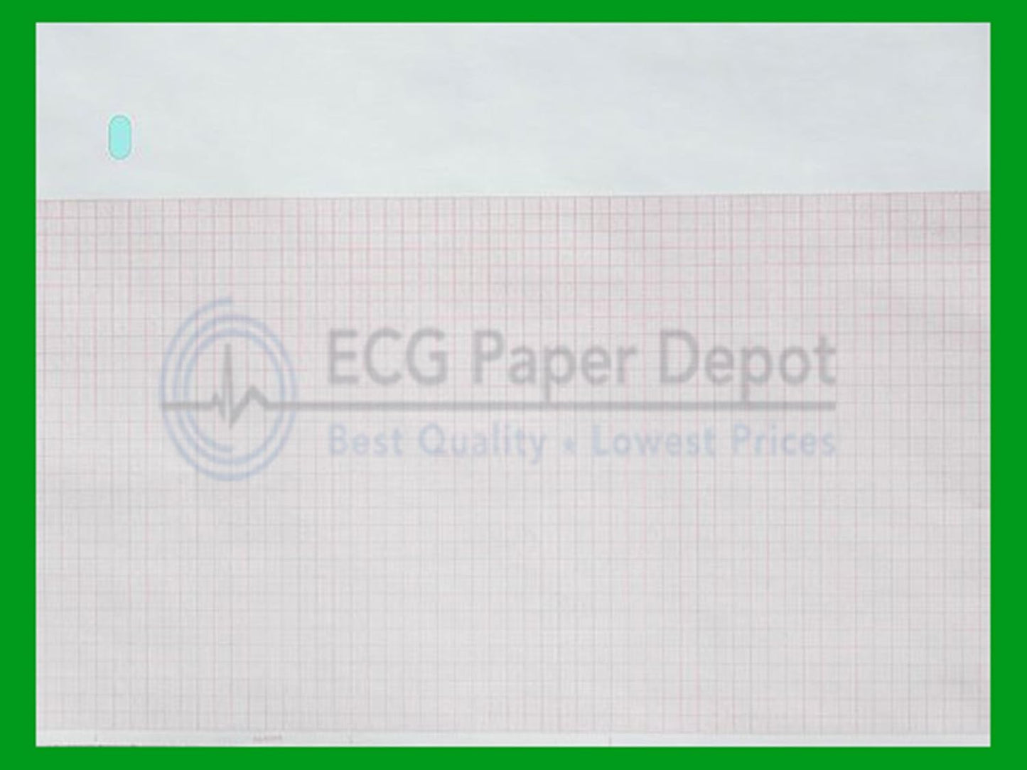 GE 9402-024 - ECG Paper - Z-Fold Red Grid 10 Pack