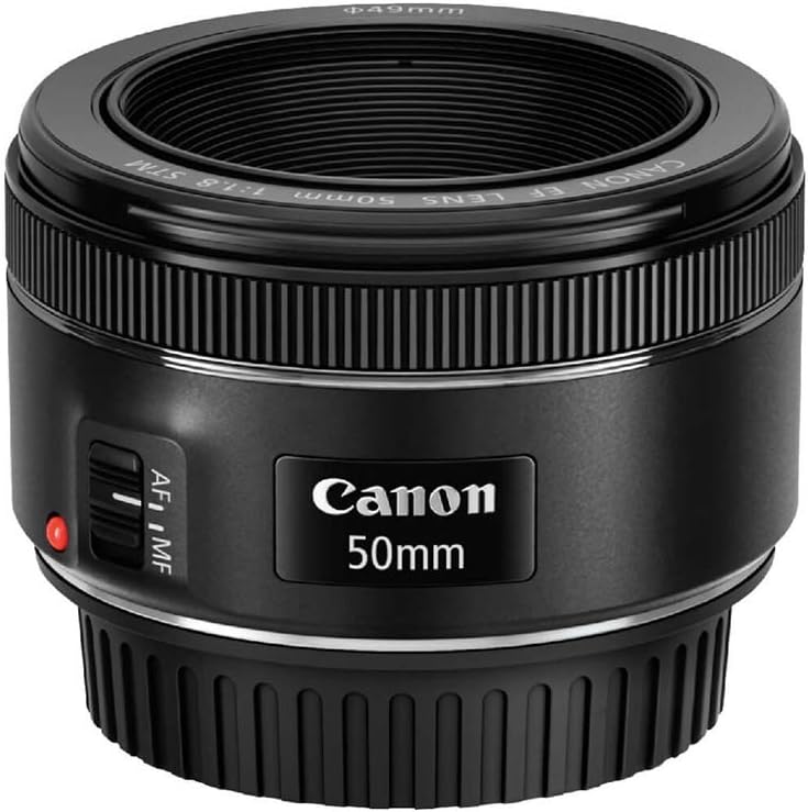 Canon 0570C002 EF 50mm f/1.8 STM Lens - Fast Prime (Renewed)