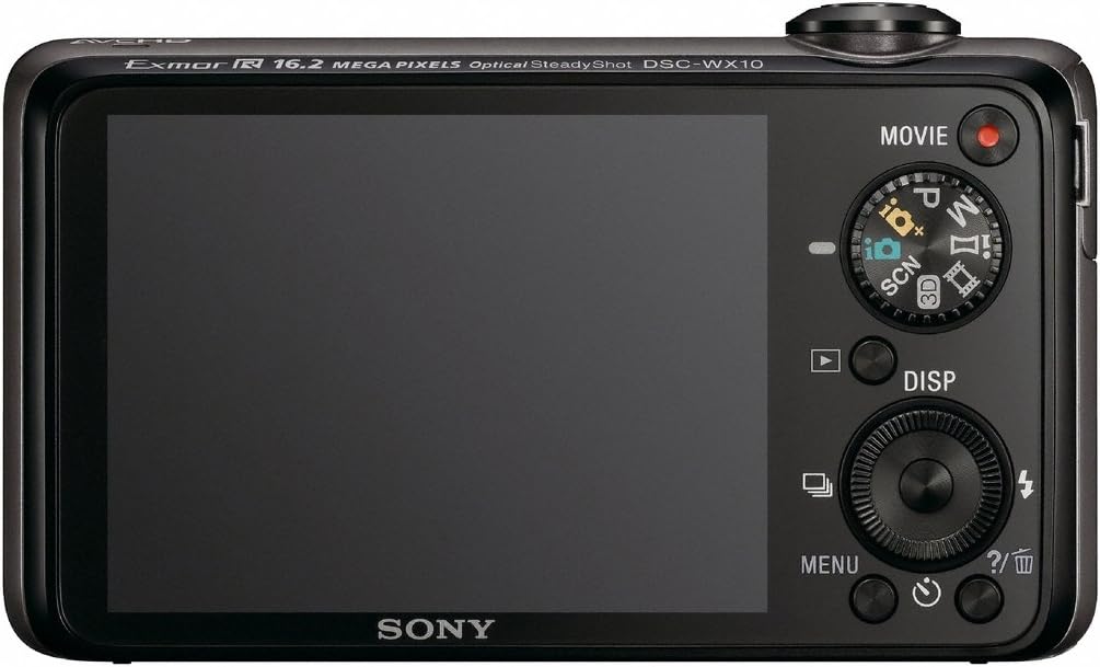 Sony DSCWX10/B Cyber-Shot 16.2MP Digital Camera with 7x Zoom