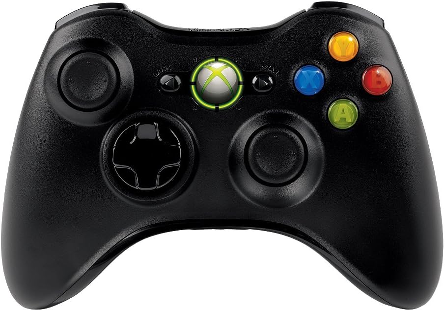 Microsoft JR9-00011 Xbox 360 Wireless Controller - Black