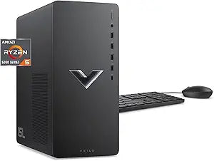HP Victus 15L Gaming Desktop - Ryzen 5 5600G, RX6400, 16GB, 1TB SSD