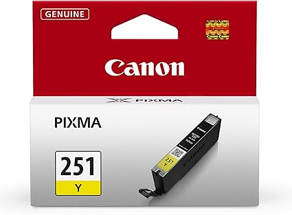 Canon 6516B001 CLI-251 Yellow Ink Cartridge