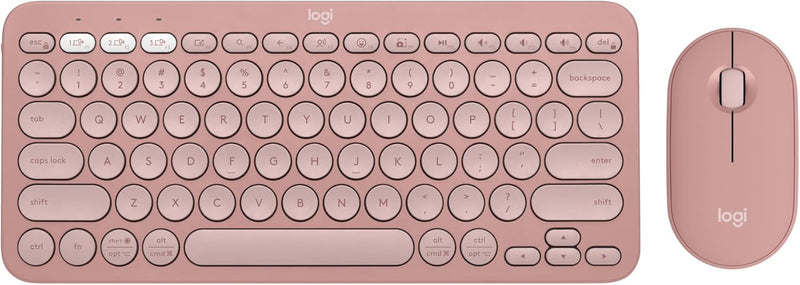 Logitech 920-012199 Pebble 2 Combo Rose Wireless Keyboard & Mouse — main product image