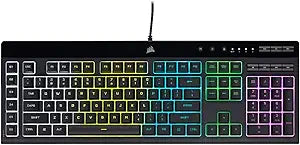 Corsair CH-9226065-NA/FF K55 PRO LITE RGB Gaming Keyboard - Membrane