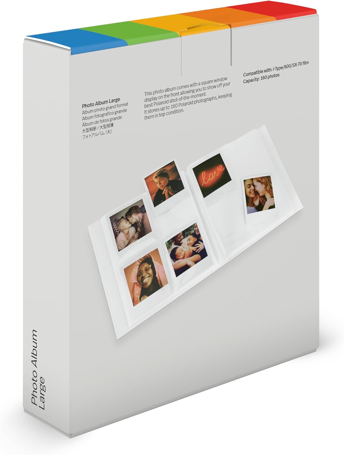 Polaroid 006379 Large White Photo Album - 160 Photos