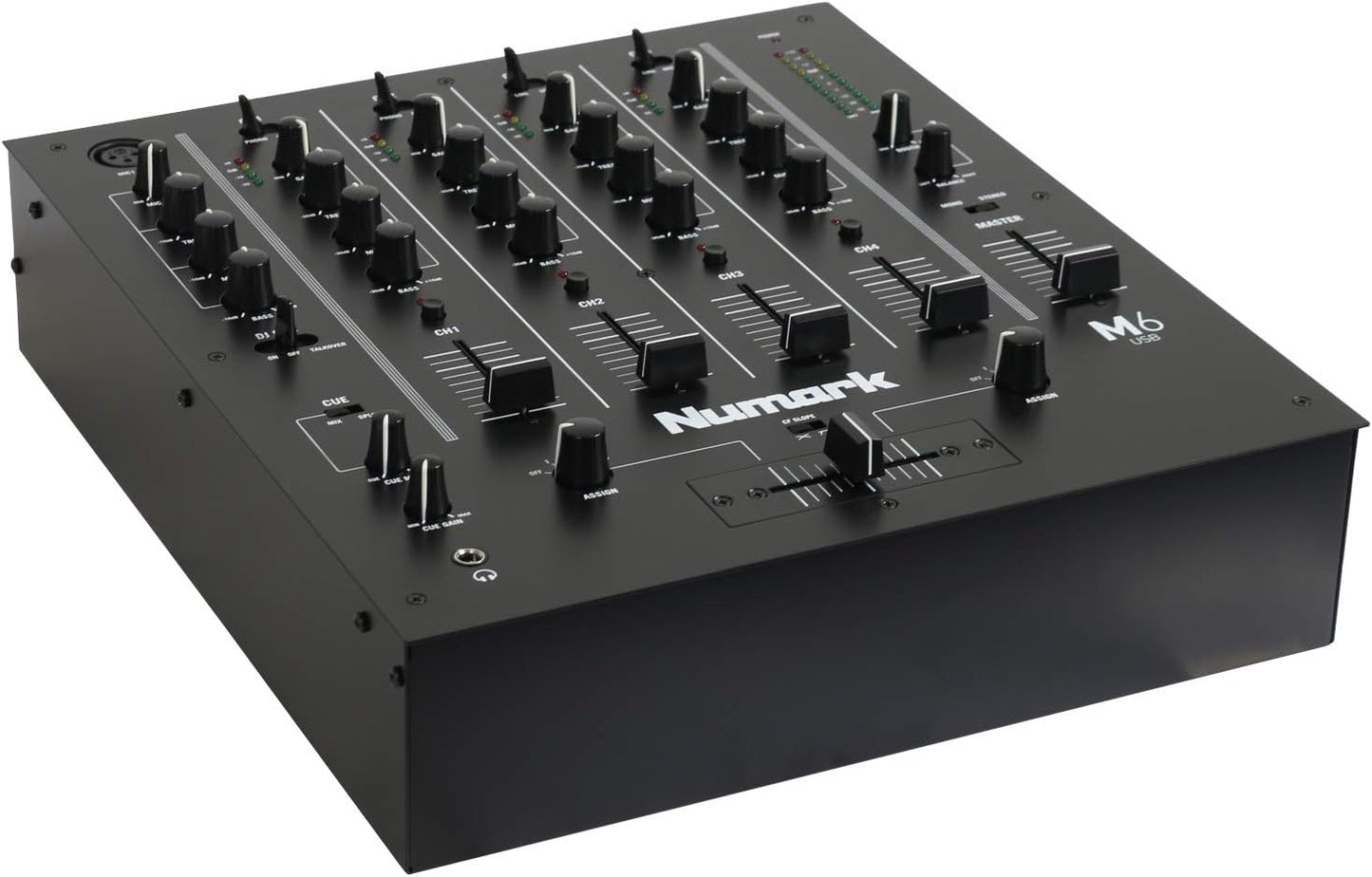Numark M6USBBLACK 4-Channel DJ Mixer USB Interface