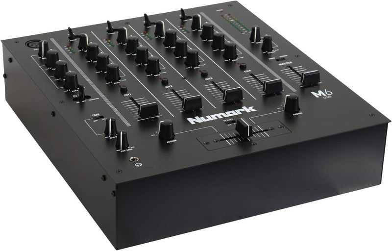 Numark M6USBBLACK 4-Channel DJ Mixer USB Interface — main product image