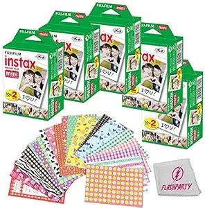 Fujifilm 5823811686 Instax Mini Film 100 Sheets + Stickers