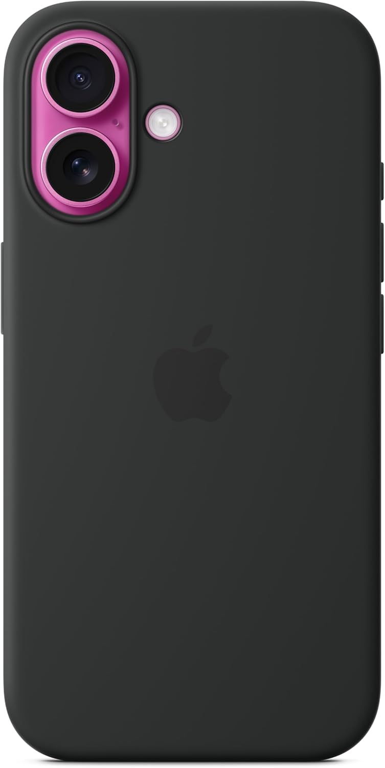 Apple iPhone 16 Silicone MagSafe Case - Black