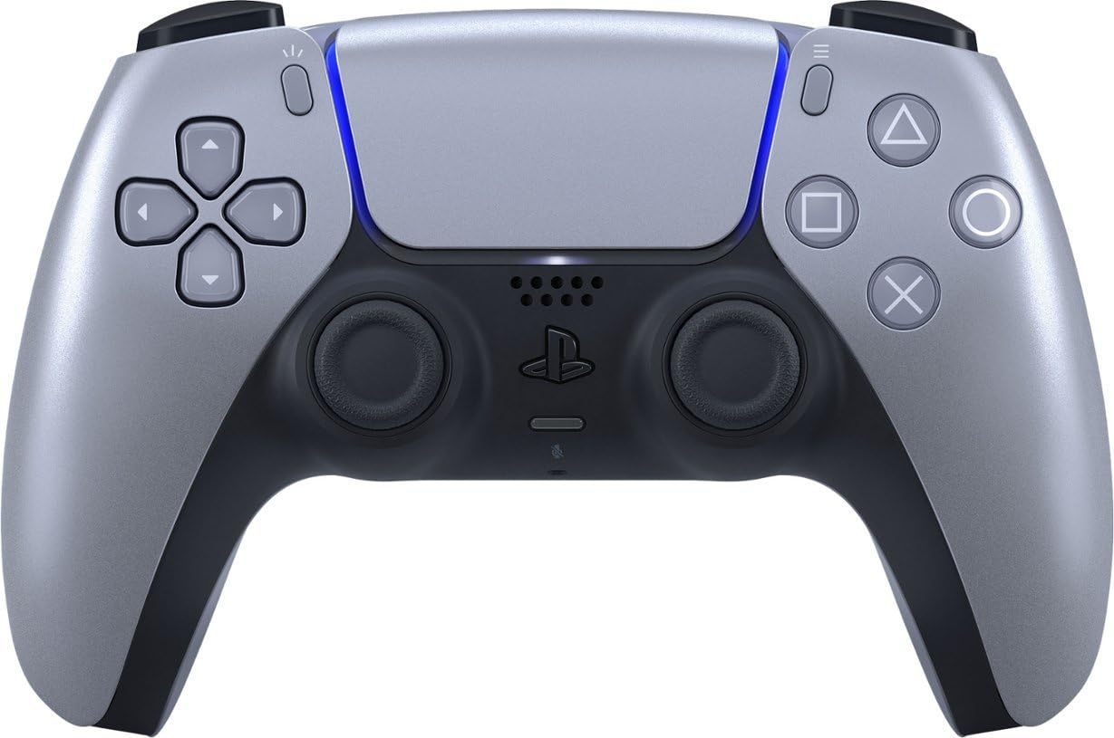 Sony DualSense Wireless Controller Silver (Renewed)