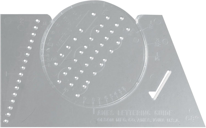 Westcott ALG-1 Lettering Stenciling Template Drafting Tool — main product image