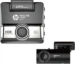 HP f560g Dual Dash Cam 1080P GPS Night Vision — main product image