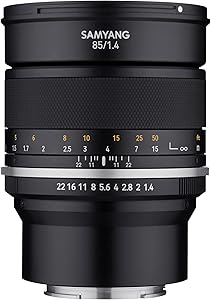 Samyang 22994 MF 85mm F1.4 MK2 MFT Portrait Lens