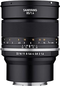Samyang 22995 MF 85mm F1.4 MK2 Fuji X Lens
