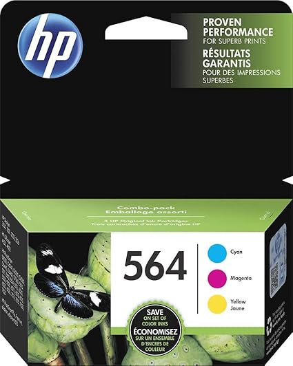 HP No 564 Genuine Ink Combo Cyan Yellow Magenta