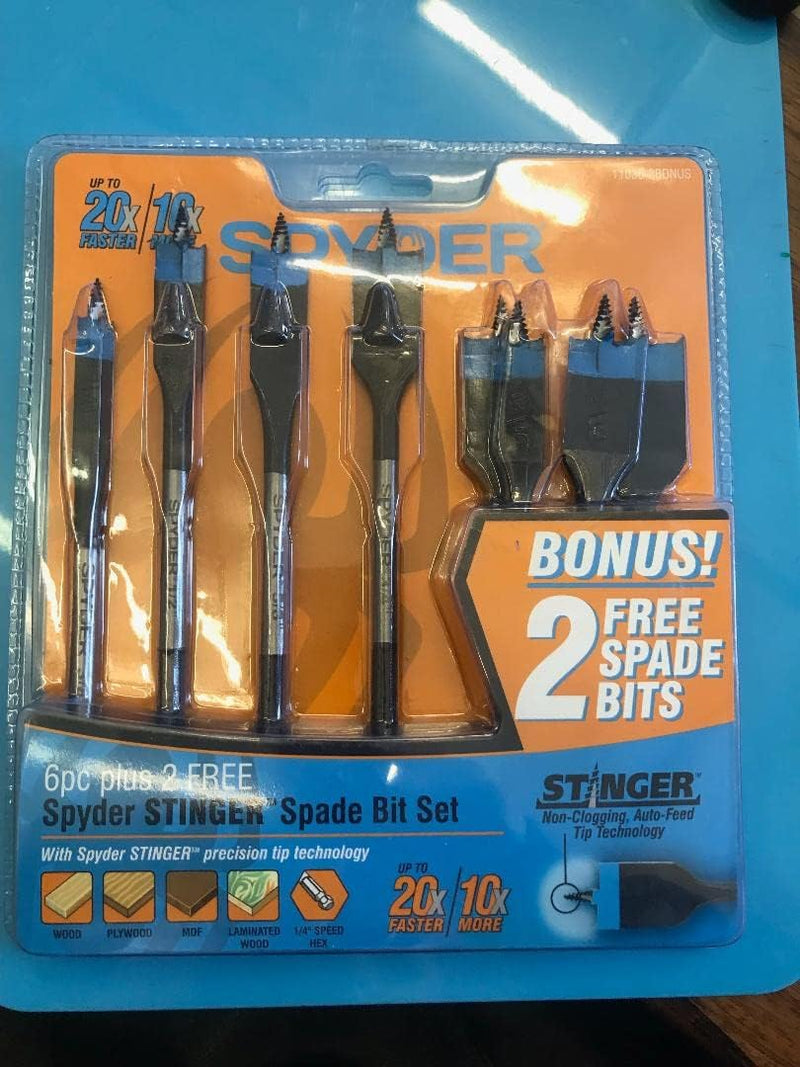 Spyder 11036-2 BONUS Impact Rated Spade Bit Set — main product image