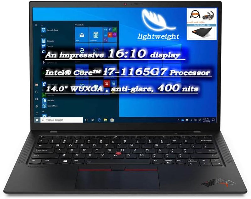 Lenovo ThinkPad X1 Carbon Gen 9 i7 16GB 512GB SSD Laptop — main product image
