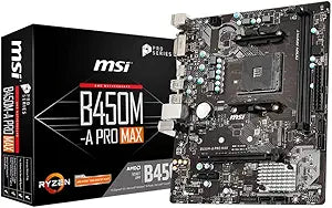 MSI B450M-A PRO MAX Motherboard AMD AM4