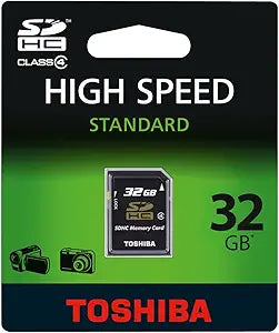 Toshiba SD-K32GJ(BL5 32GB Class 4 SD Card